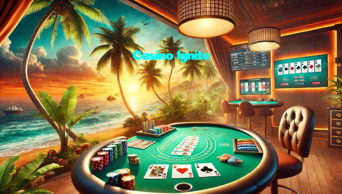 Casino Ignite casino presented on mobile device in Pakistan with slots and live games